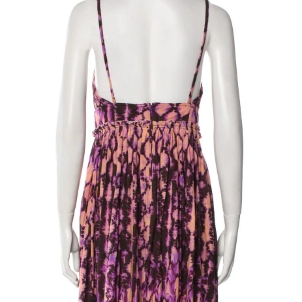 NWOT ULLA JOHNSON Freya Midi Dress in Wisteria S $570 - Picture 10 of 11